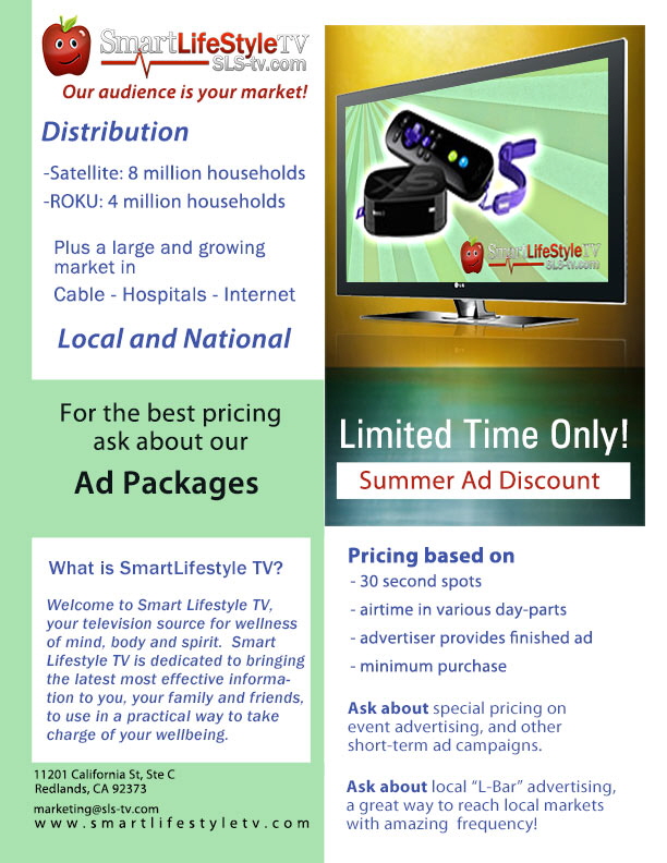 Summer advertising discount on SmartLifestyle TV Summer advertising discount on SmartLifestyle TV